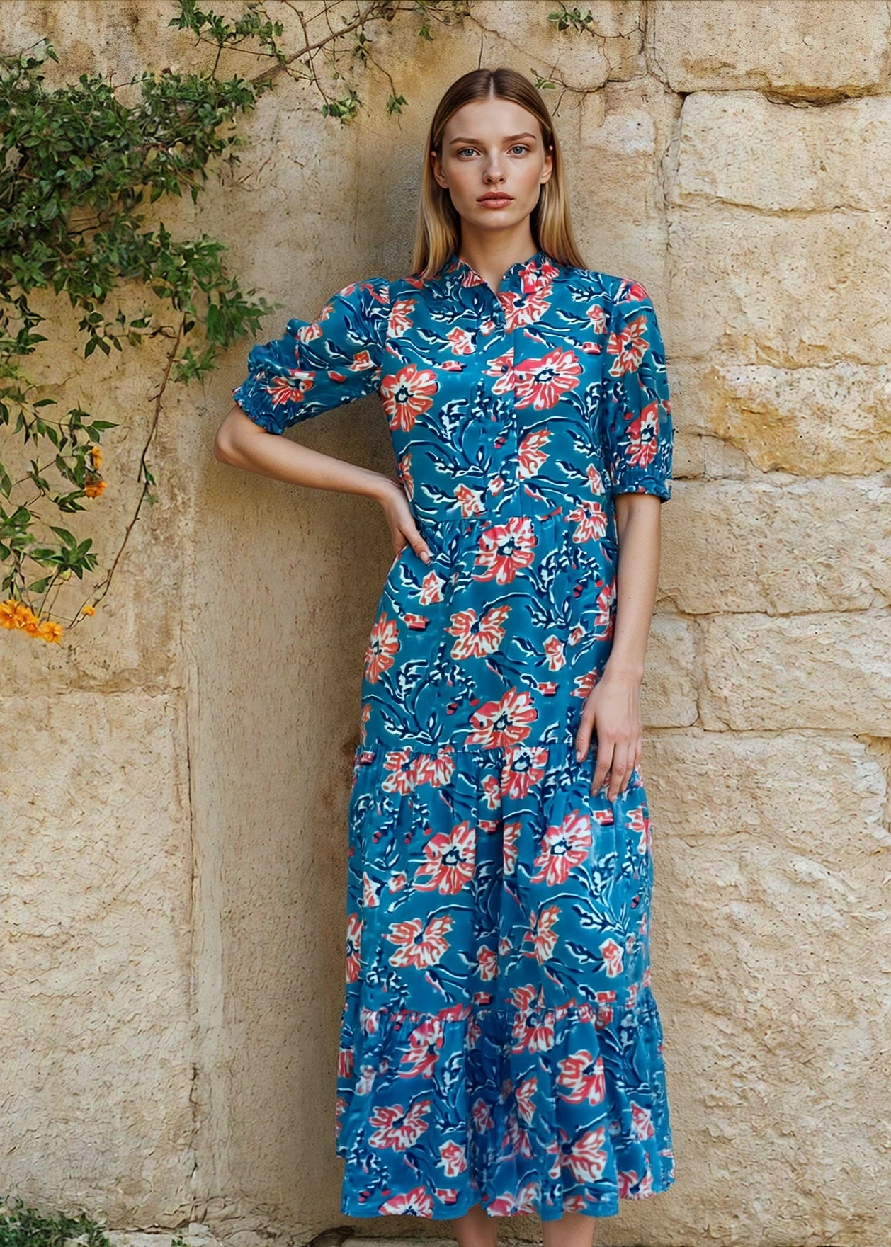 CHARLESTON midi dress