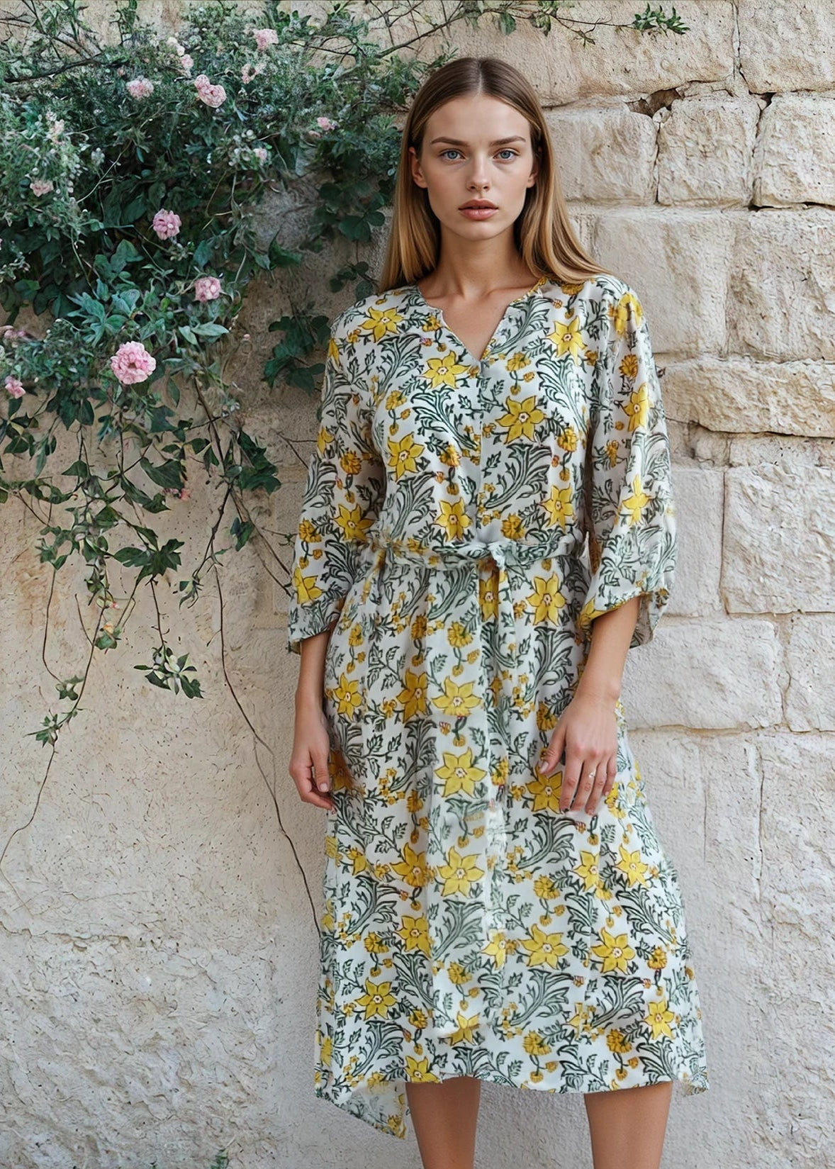 CLEMATIS MIDI DRESS