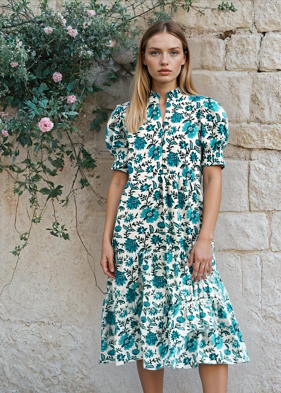 CHARLESTON midi dress
