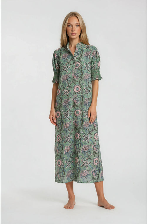 BLUFTON MIDI DRESS mint pink